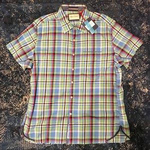 NWT ROBERT GRAHAM PLAID BUTTON DOWN